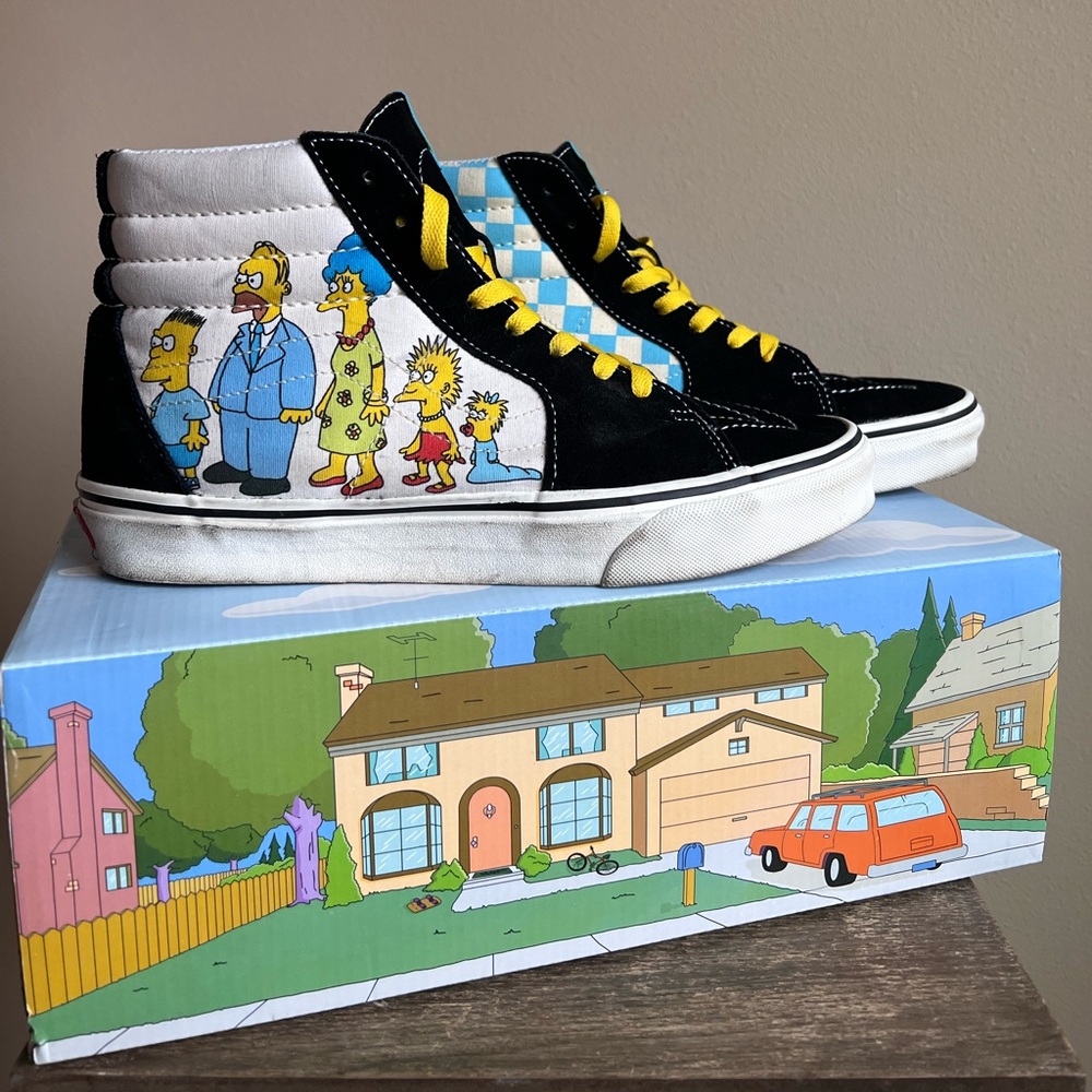 Simpsons x Vans Sk8 hi (the simpsons) 1987-2020